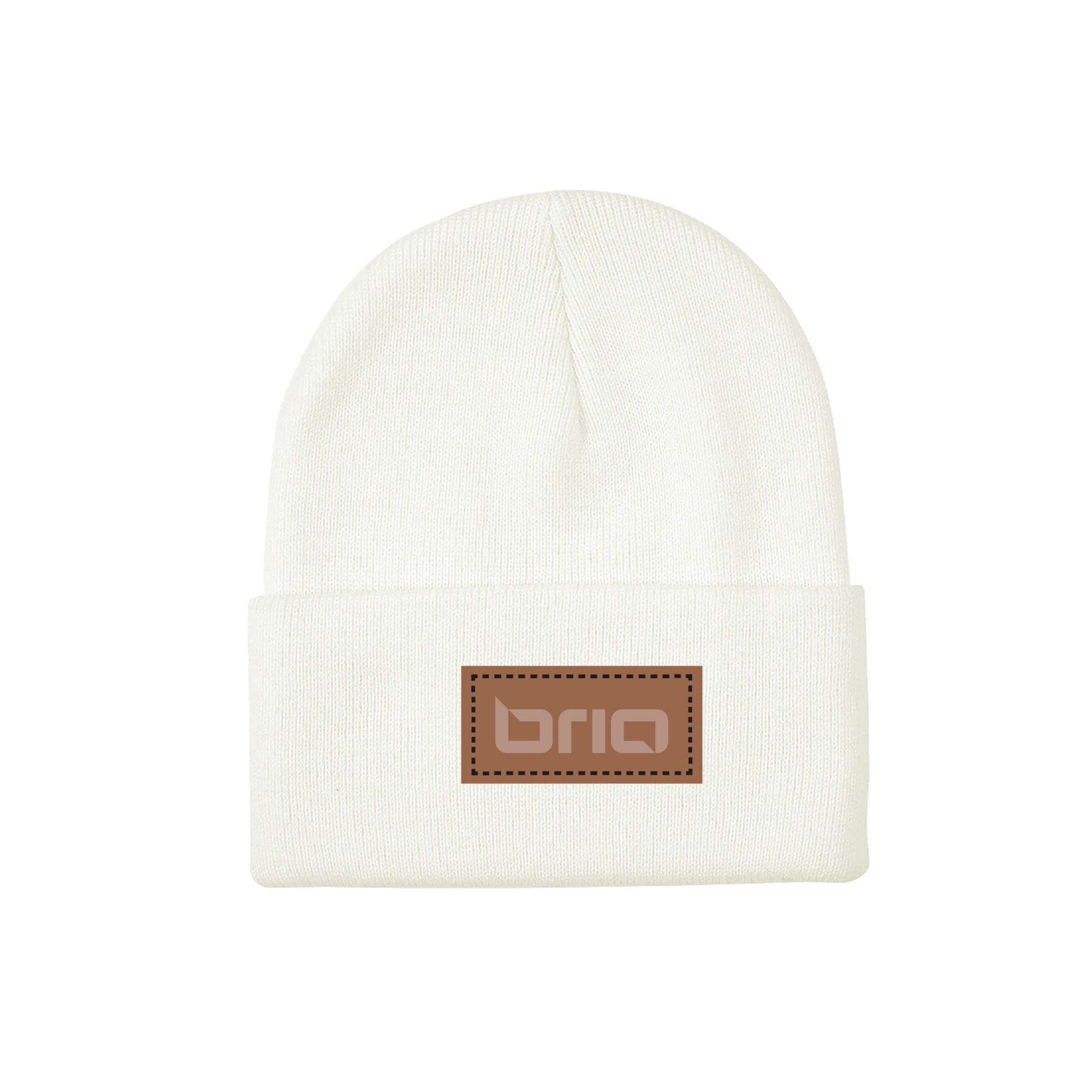 Tuque blanche - Logo Brio - Brioconcept