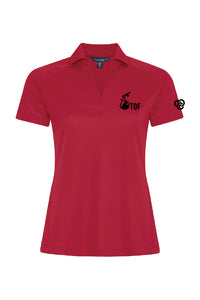 Polo femme rouge - Tof