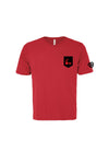 T-shirt homme rouge avec poche - Tof