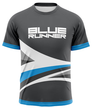 T-shirt sport fit- Blue Runner