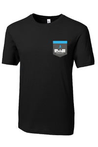T-shirt à poche noir - Blue Runner
