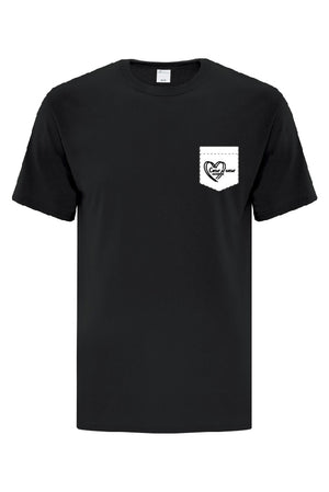 T-Shirt à poche blanche - École Cœur à Cœur