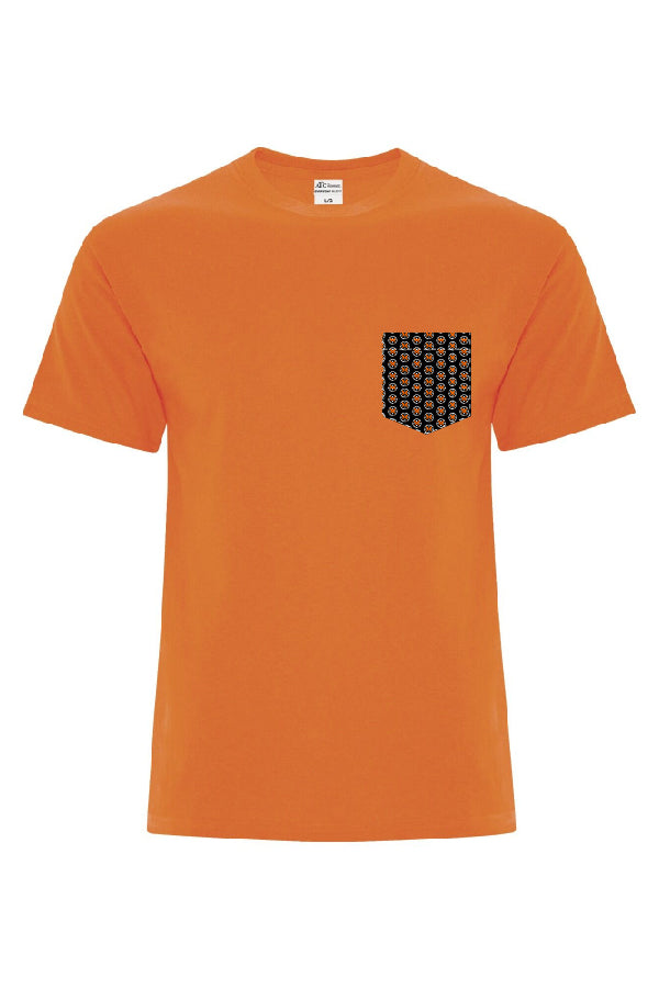 T-Shirt à poche orange- Corsaire-Chaparral