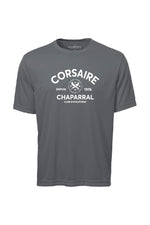 T-Shirt performance charbon- Corsaire-Chaparral