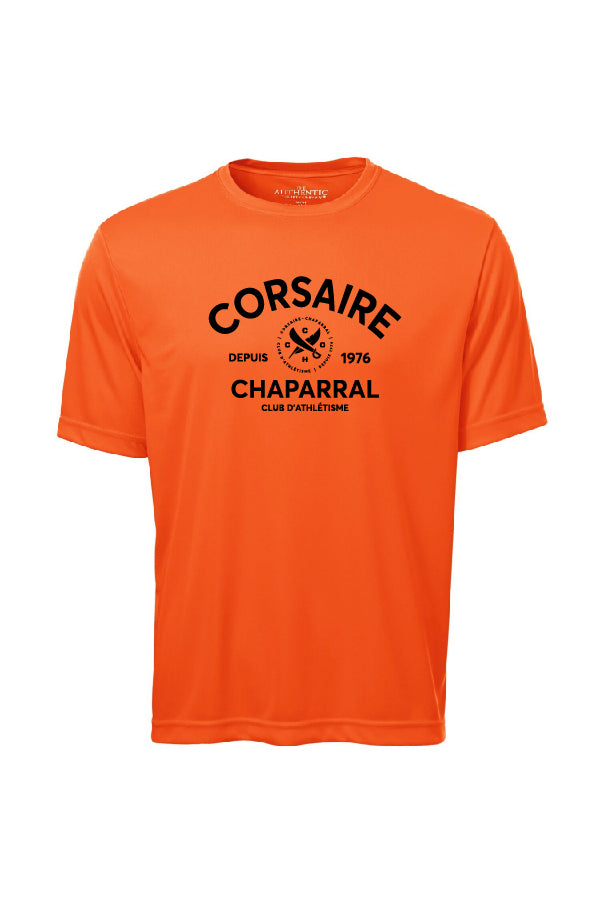 T-Shirt performance orange- Corsaire-Chaparral