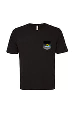 T-shirt noir à poche du demi-marathon - Fondation persévérance scolaire