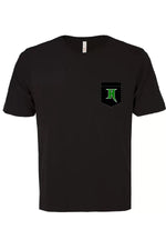 T-shirt noir à poche - Harfang
