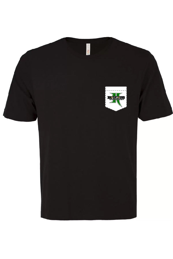 T-shirt noir à poche - Harfang