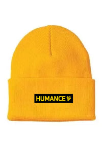 Tuque avec rebord or - Humance