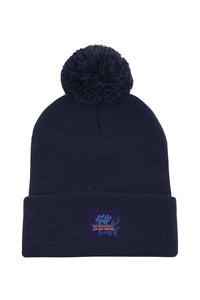 Tuque marine avec  pompon - École IDS