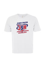 T-shirt blanc fier papa - JSH