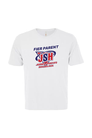 T-shirt blanc fier parent - JSH