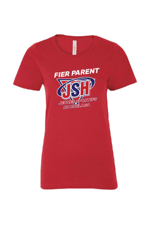 T-shirt rouge fier parent - JSH