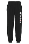 Pantalon jogging noir avec élastique- Nordiques