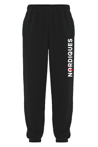 Pantalon jogging noir avec élastique- Nordiques