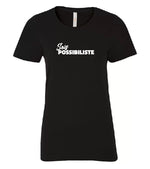 T-Shirt noir Sois Possibiliste  - AZ