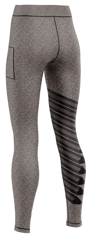 Legging long réversible avec 1 poche gris et noir -  CSSMI