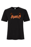 T-shirt sport homme & junior col O noir - Diablo