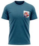 T-shirt sarcelle homme - Service Santé