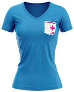 T-shirt col V saphir femme - Service Santé
