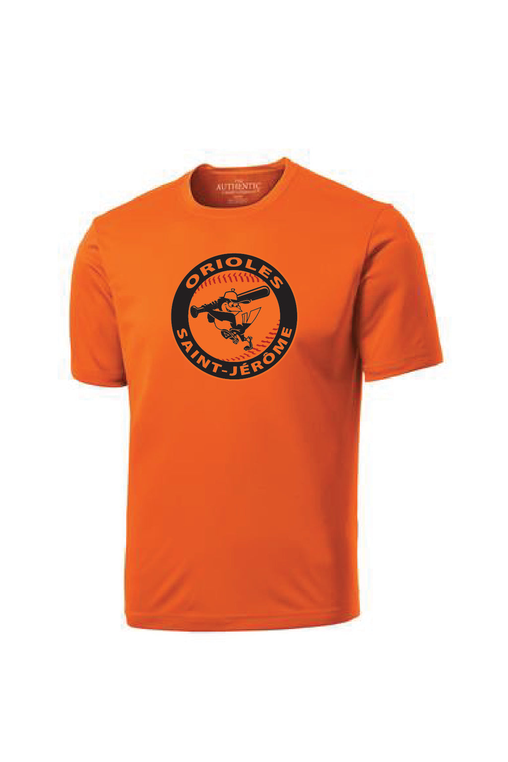 T-shirt Orange brulé sublimation noir - Orioles