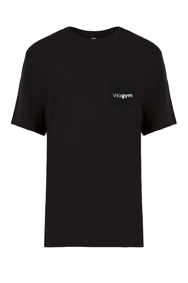 T-shirt à poche noir - Viagym