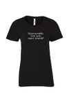 T-shirt noir Super pouvoir - Collection Vicky