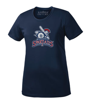 T-shirt marine en polyester -Les Spartiates